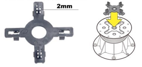 Clip croix plots  - Buzon 