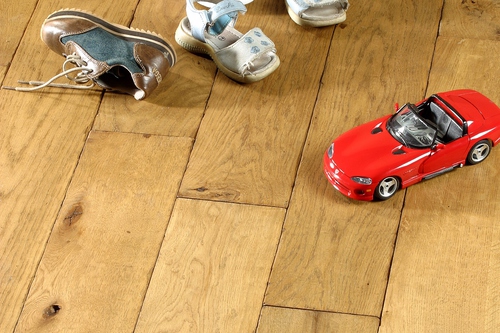 Parquet chêne vieilli « Chaume Claire »