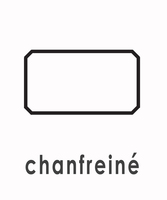 Bois chanfreiné